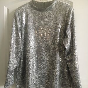 HOLIDAYS SALE/NEW PRICE Sequin Top For Holiday and Special Occasions